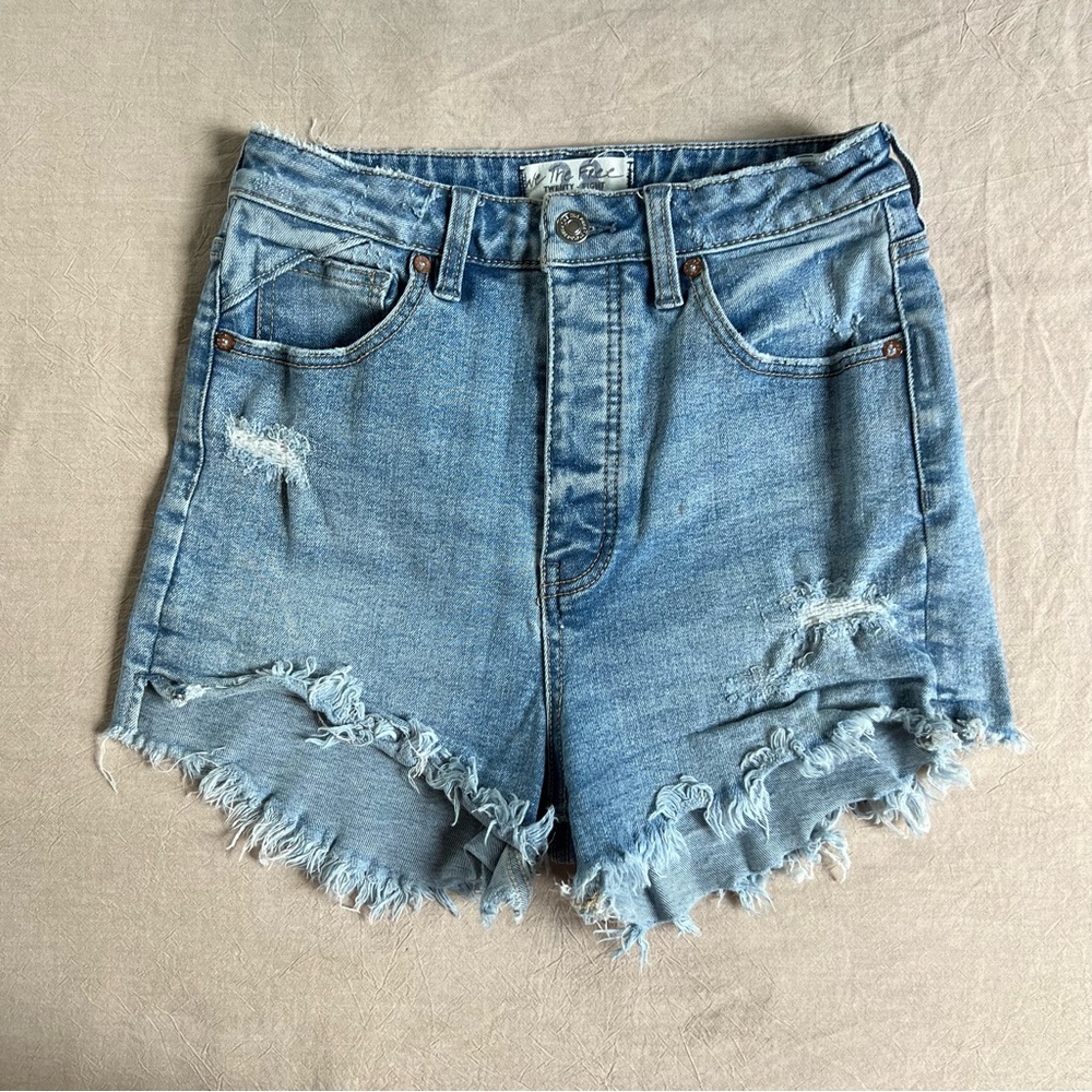 Free People CRVY High Rise Shorts